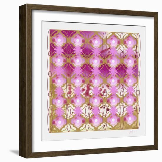 Daisy Trellis-Pamela A. Johnson-Framed Giclee Print