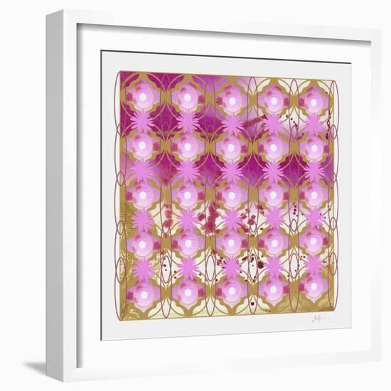 Daisy Trellis-Pamela A. Johnson-Framed Giclee Print