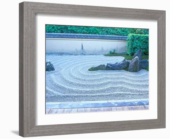 Daitokuji Temple, Zuiho-in Rock Garden, Kyoto, Japan-Rob Tilley-Framed Photographic Print