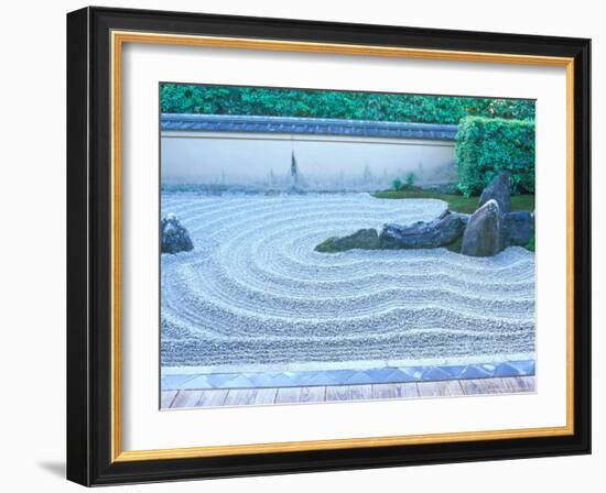 Daitokuji Temple, Zuiho-in Rock Garden, Kyoto, Japan-Rob Tilley-Framed Photographic Print