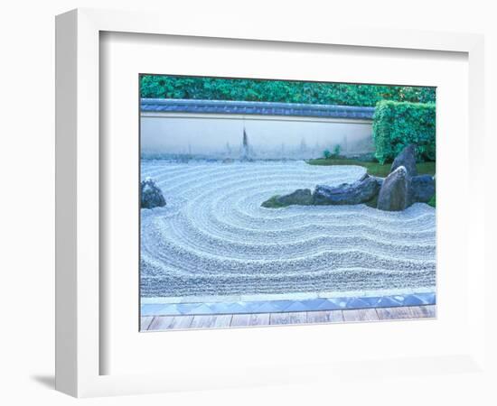 Daitokuji Temple, Zuiho-in Rock Garden, Kyoto, Japan-Rob Tilley-Framed Photographic Print