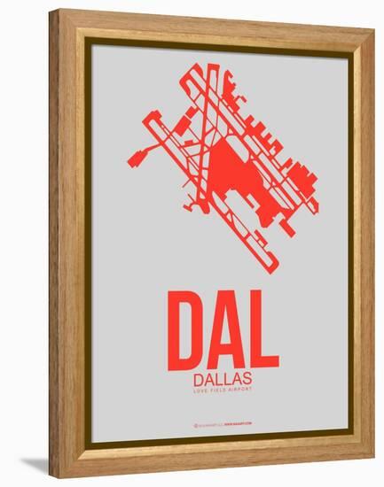 Dal Dallas Poster 1-NaxArt-Framed Stretched Canvas