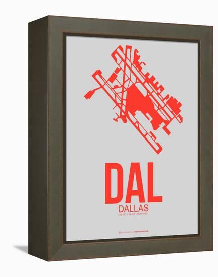 Dal Dallas Poster 1-NaxArt-Framed Stretched Canvas