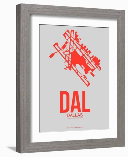 Dal Dallas Poster 1-NaxArt-Framed Art Print