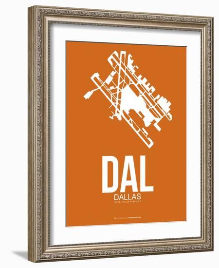 Dal Dallas Poster 2-NaxArt-Framed Art Print