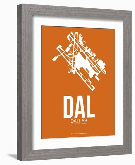 Dal Dallas Poster 2-NaxArt-Framed Art Print