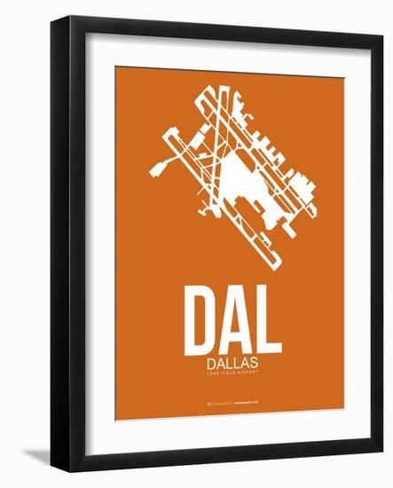 Dal Dallas Poster 2-NaxArt-Framed Art Print