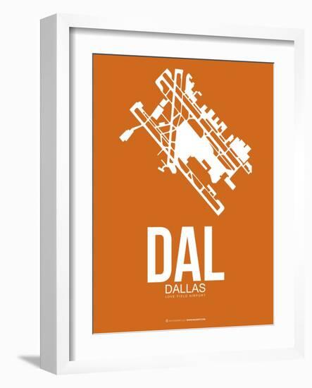 Dal Dallas Poster 2-NaxArt-Framed Art Print