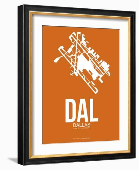 Dal Dallas Poster 2-NaxArt-Framed Art Print