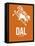 Dal Dallas Poster 2-NaxArt-Framed Stretched Canvas