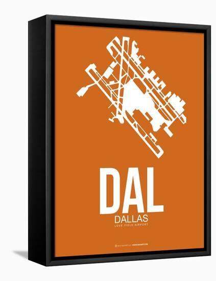 Dal Dallas Poster 2-NaxArt-Framed Stretched Canvas