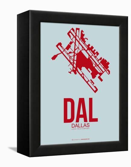 Dal Dallas Poster 3-NaxArt-Framed Stretched Canvas