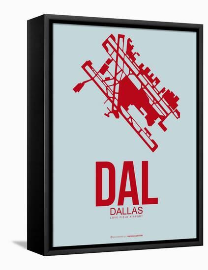 Dal Dallas Poster 3-NaxArt-Framed Stretched Canvas