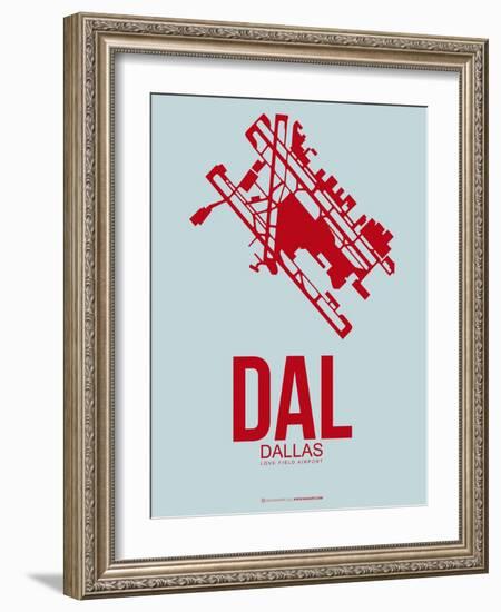 Dal Dallas Poster 3-NaxArt-Framed Art Print