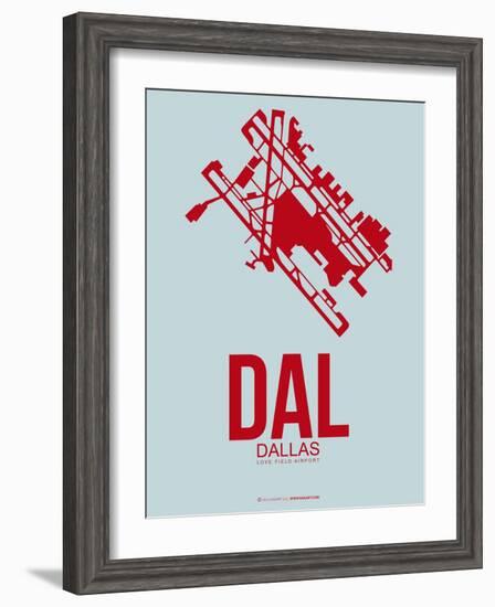 Dal Dallas Poster 3-NaxArt-Framed Art Print