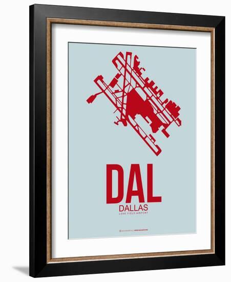 Dal Dallas Poster 3-NaxArt-Framed Art Print