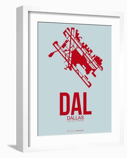 Dal Dallas Poster 3-NaxArt-Framed Art Print