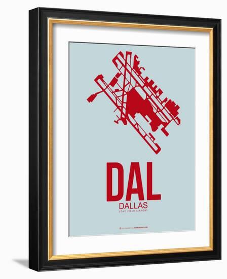 Dal Dallas Poster 3-NaxArt-Framed Art Print