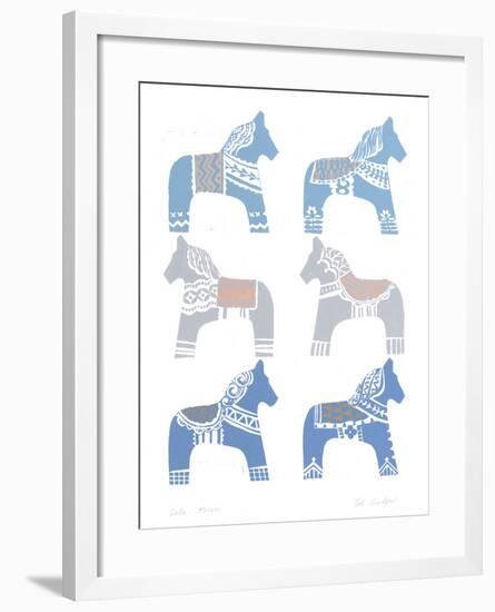 Dala Horse-Zoe Badger-Framed Giclee Print