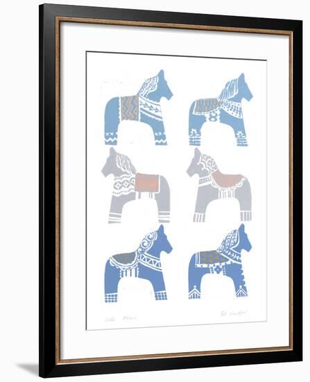 Dala Horse-Zoe Badger-Framed Giclee Print