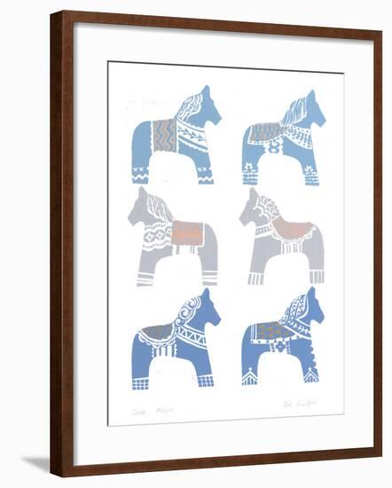 Dala Horse-Zoe Badger-Framed Giclee Print