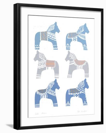 Dala Horse-Zoe Badger-Framed Giclee Print