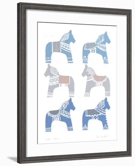 Dala Horse-Zoe Badger-Framed Giclee Print