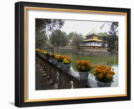 Dalai Lama's Former Summer Palace, Lhasa, Tibet, China-Ethel Davies-Framed Photographic Print