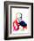 Dalai Lama Watercolor-Lora Feldman-Framed Art Print