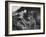 Dale Clover Skilled Steel Worker at Allegheny Ludlum Mill Uses Handled Test Spoon to Sample Steel-Peter Stackpole-Framed Photographic Print