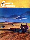 "Mail Wagon in Snowy Landscape," Saturday Evening Post Cover, March 14, 1942-Dale Nichols-Framed Premier Image Canvas