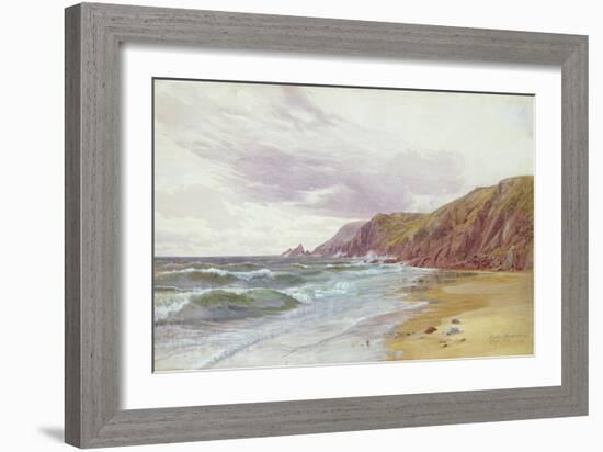 Dale, Pembrokeshire, July 1866 (W/C on Paper)-George Vicat Cole-Framed Giclee Print