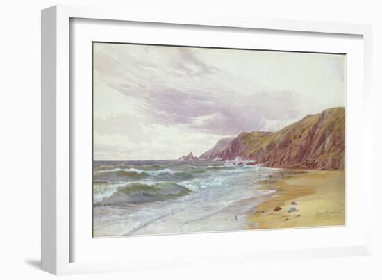 Dale, Pembrokeshire, July 1866 (W/C on Paper)-George Vicat Cole-Framed Giclee Print