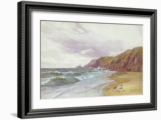 Dale, Pembrokeshire, July 1866 (W/C on Paper)-George Vicat Cole-Framed Giclee Print