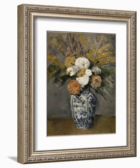 Dalhias-Paul Cézanne-Framed Giclee Print