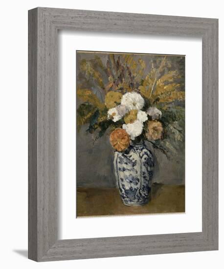 Dalhias-Paul Cézanne-Framed Giclee Print