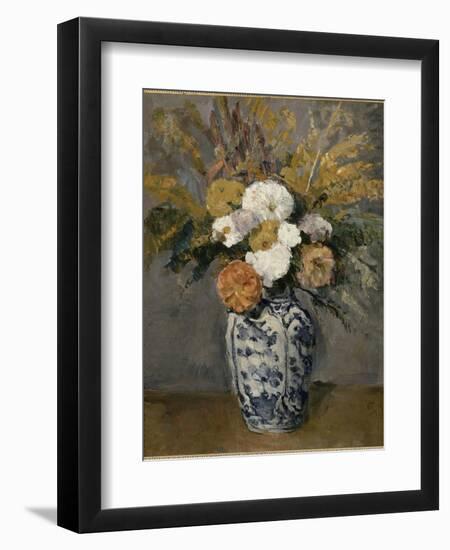 Dalhias-Paul Cézanne-Framed Giclee Print