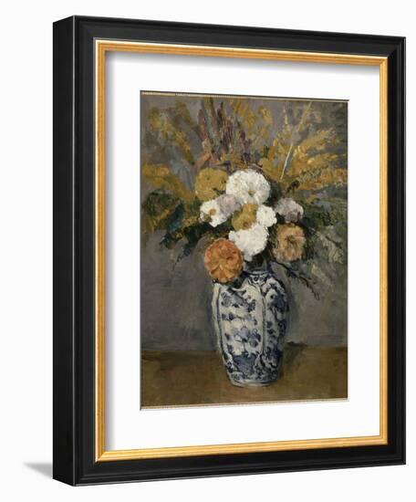 Dalhias-Paul Cézanne-Framed Giclee Print