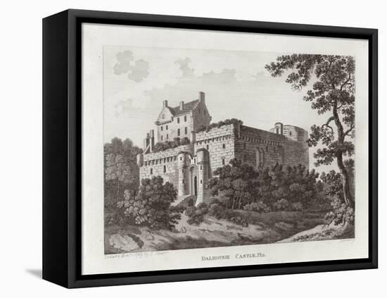 Dalhousie Castle-null-Framed Premier Image Canvas