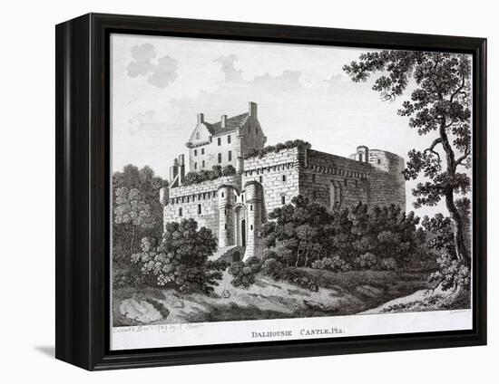 Dalhousie Castle-null-Framed Premier Image Canvas