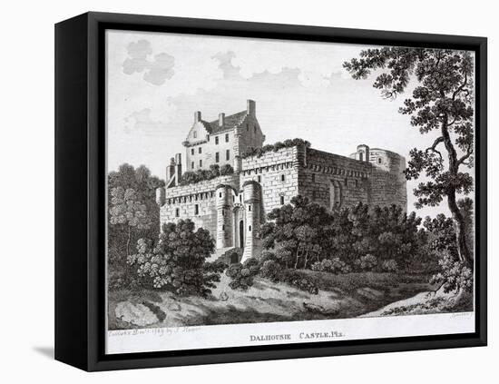 Dalhousie Castle-null-Framed Premier Image Canvas