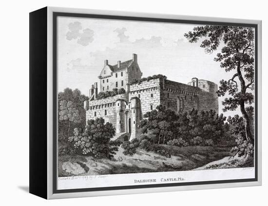 Dalhousie Castle-null-Framed Premier Image Canvas