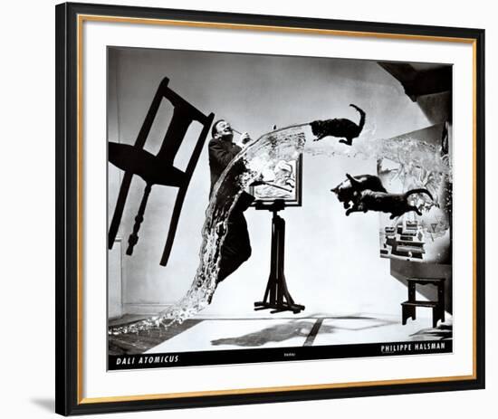 Dali Atomicus-Philippe Halsman-Framed Art Print