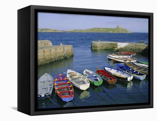 Dalkey Island and Coliemore Harbour, Dublin, Ireland, Europe-Firecrest Pictures-Framed Premier Image Canvas