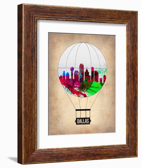 Dallas Air Balloon-NaxArt-Framed Art Print