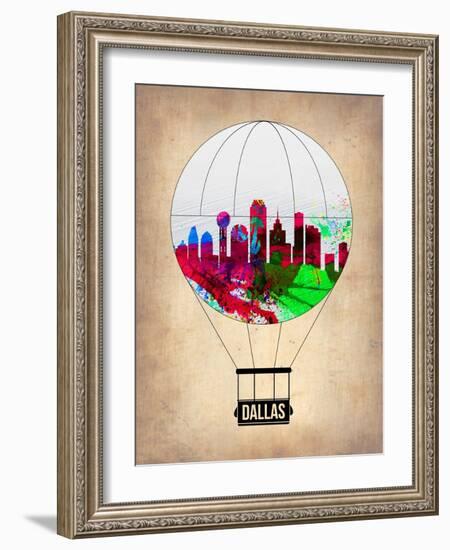 Dallas Air Balloon-NaxArt-Framed Art Print