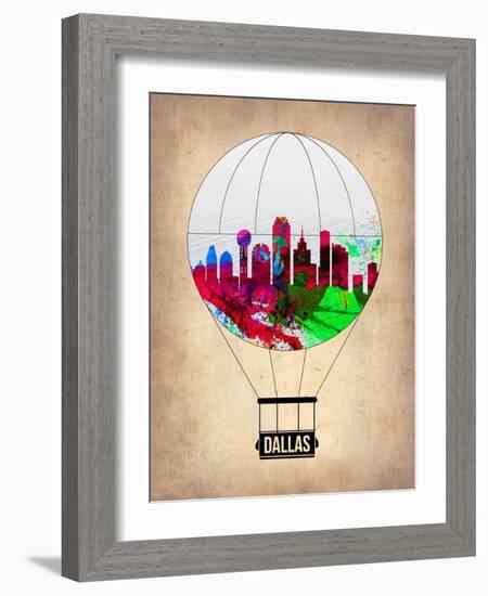 Dallas Air Balloon-NaxArt-Framed Art Print