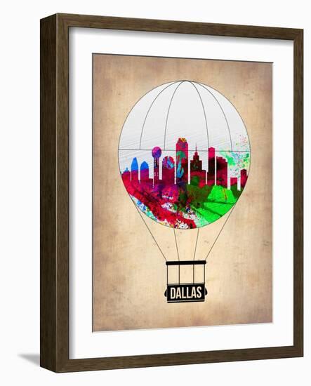 Dallas Air Balloon-NaxArt-Framed Art Print