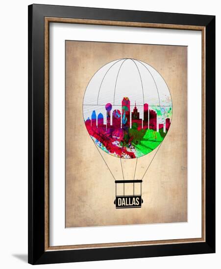 Dallas Air Balloon-NaxArt-Framed Art Print