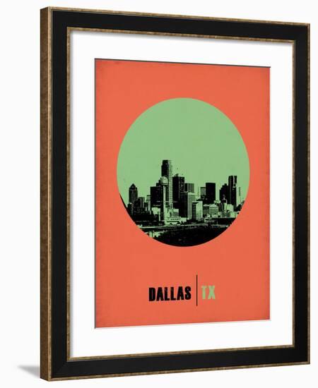 Dallas Circle Poster 2-NaxArt-Framed Art Print